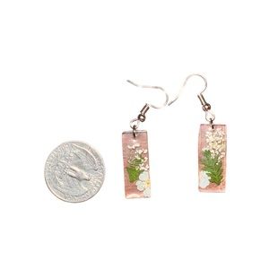 Resin Flower Earrings